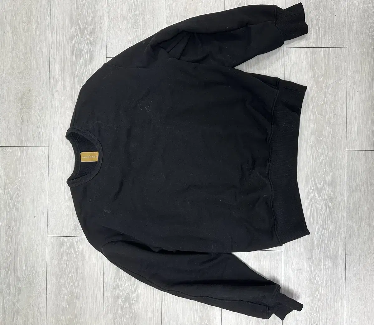 Black sweat shirt 블랙 무지 맨투맨